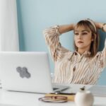 Young slim woman enjoys weight loss result